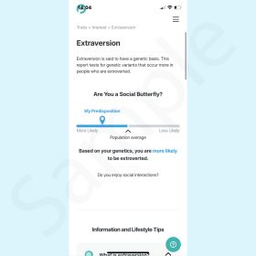 Sample Genoplan DNA Report